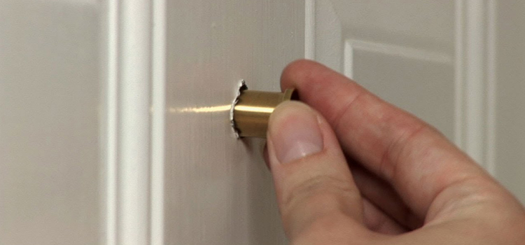 peephole door repair in Naples